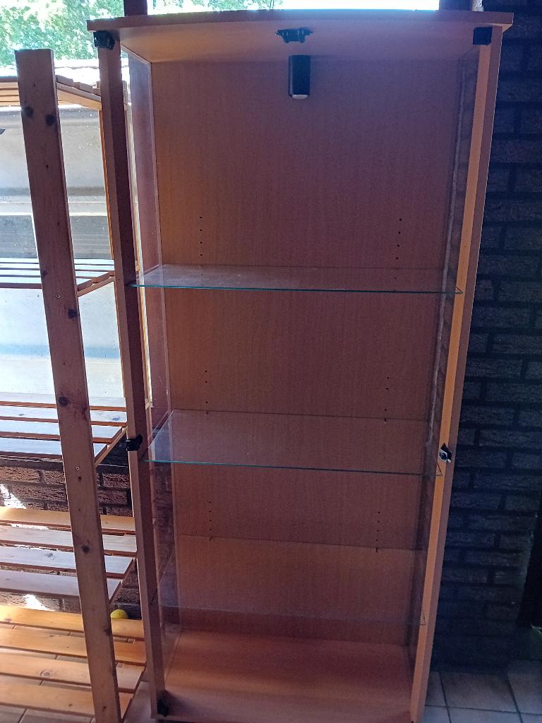 Vitrinekast, Huis en Inrichting, Kasten | Vitrinekasten, Ophalen, Zo goed als nieuw