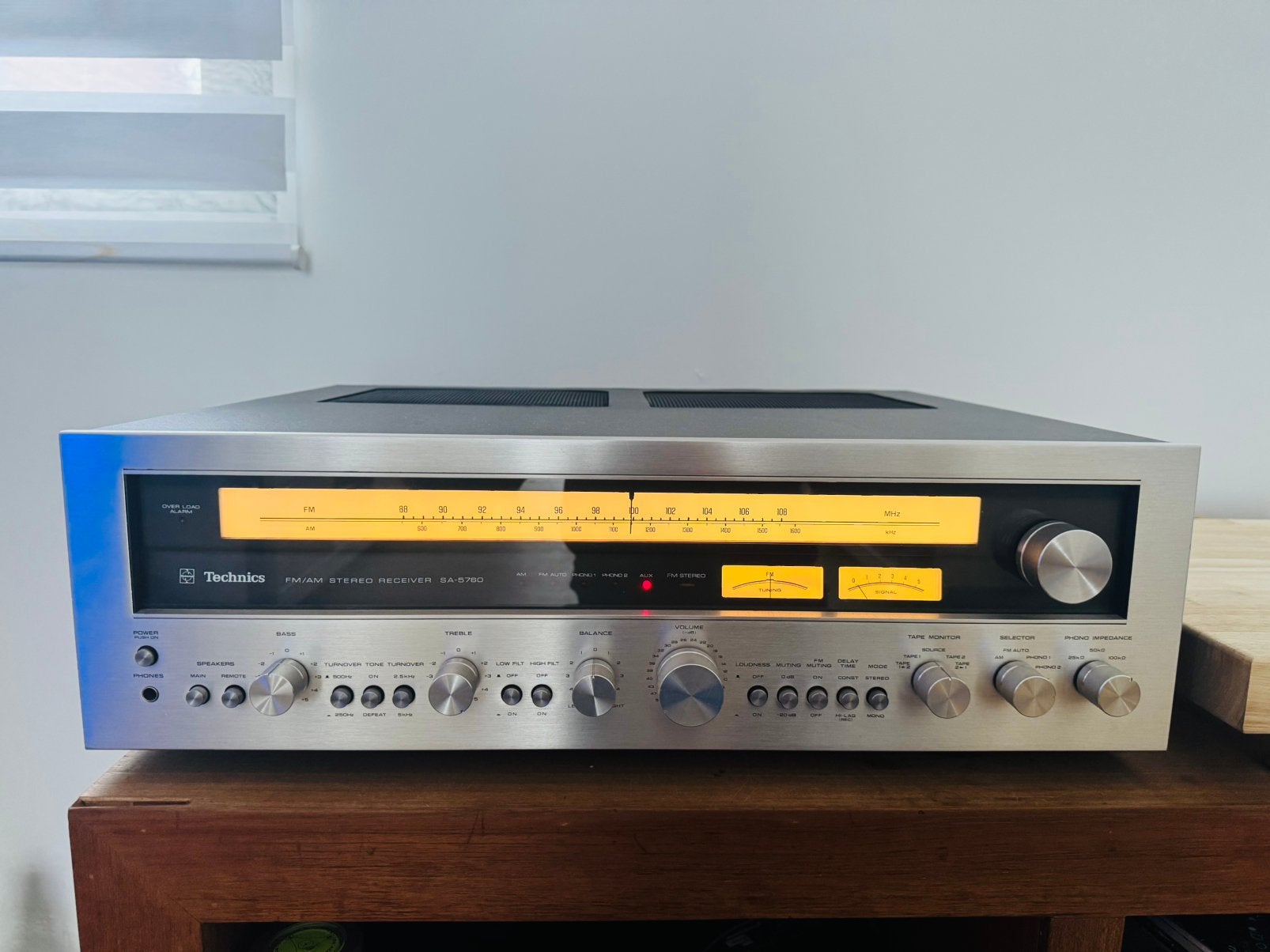 Technics sa-5760 monster receiver 26kg, Audio, Tv en Foto, Tuners, Ophalen, Zo goed als nieuw