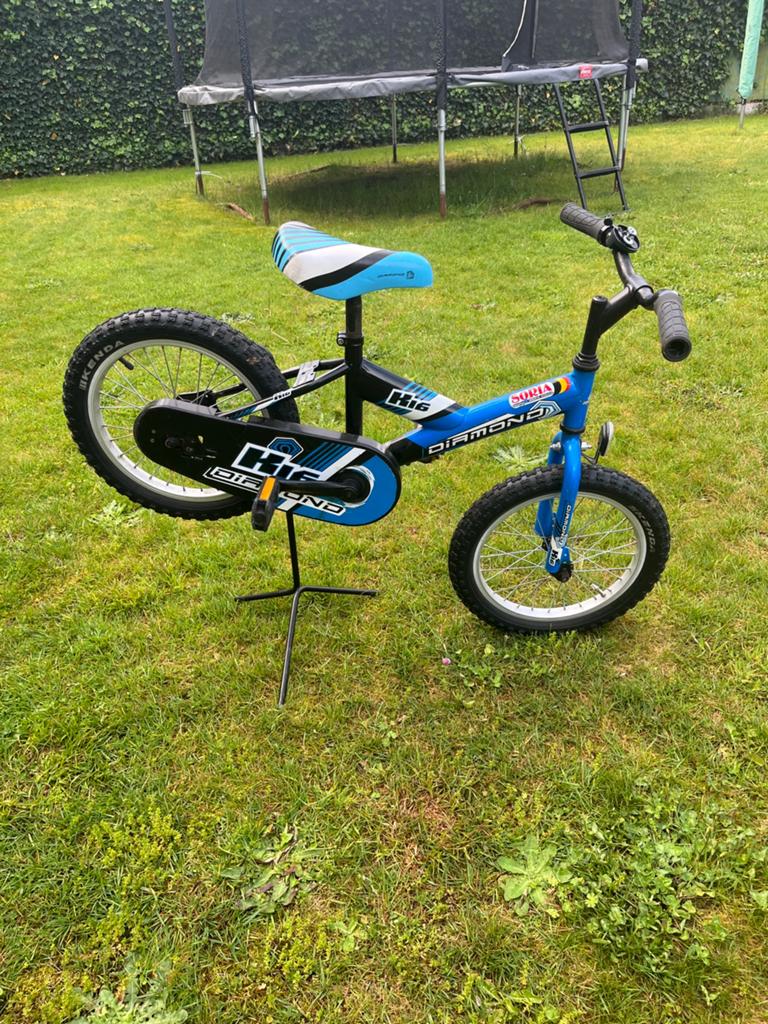Jongensfiets Diamond, Fietsen en Brommers, Ophalen, Gebruikt, Terugtraprem, 16 tot 20 inch