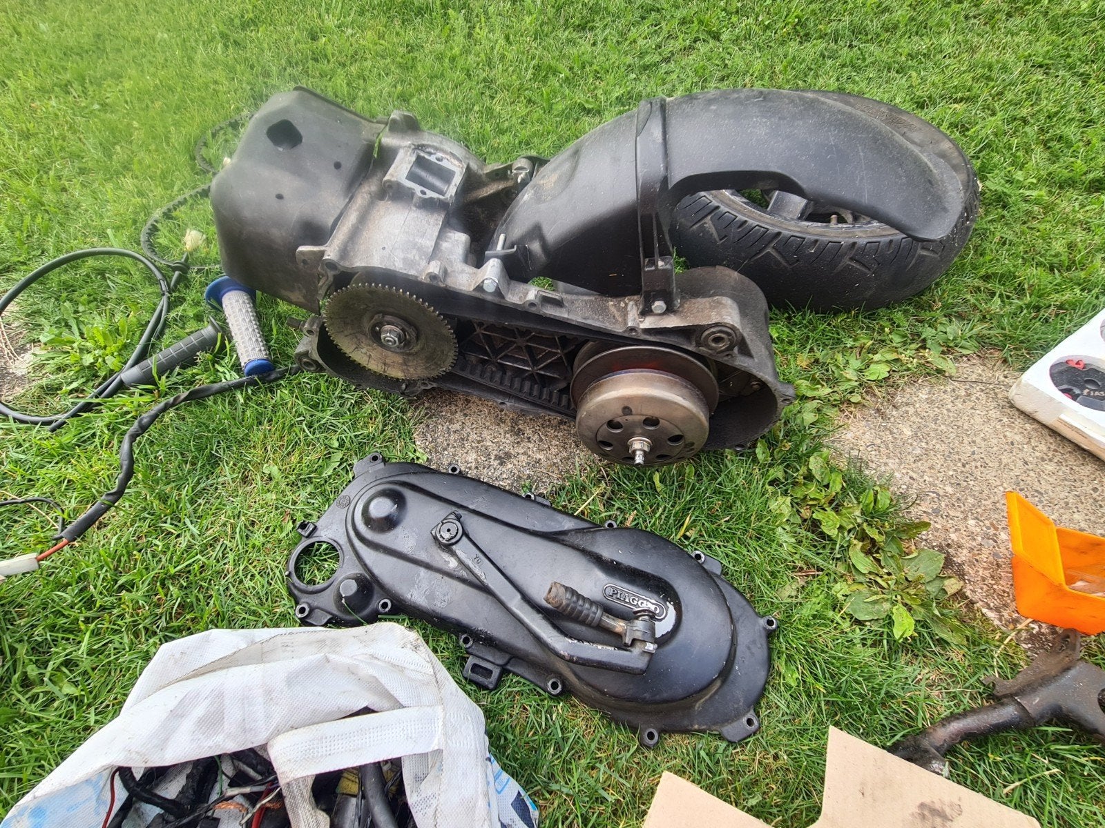 Piaggio Zip 2takt Motorblok, Enlèvement