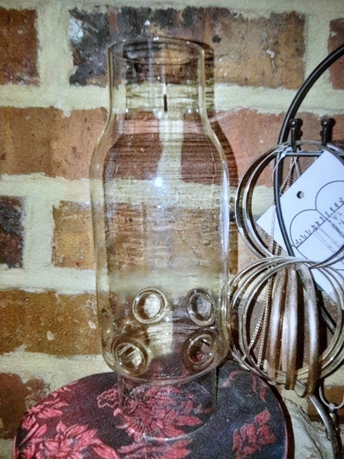 Très ancien verre de lampe à  gaz avec 6 trous, Enlèvement ou Envoi