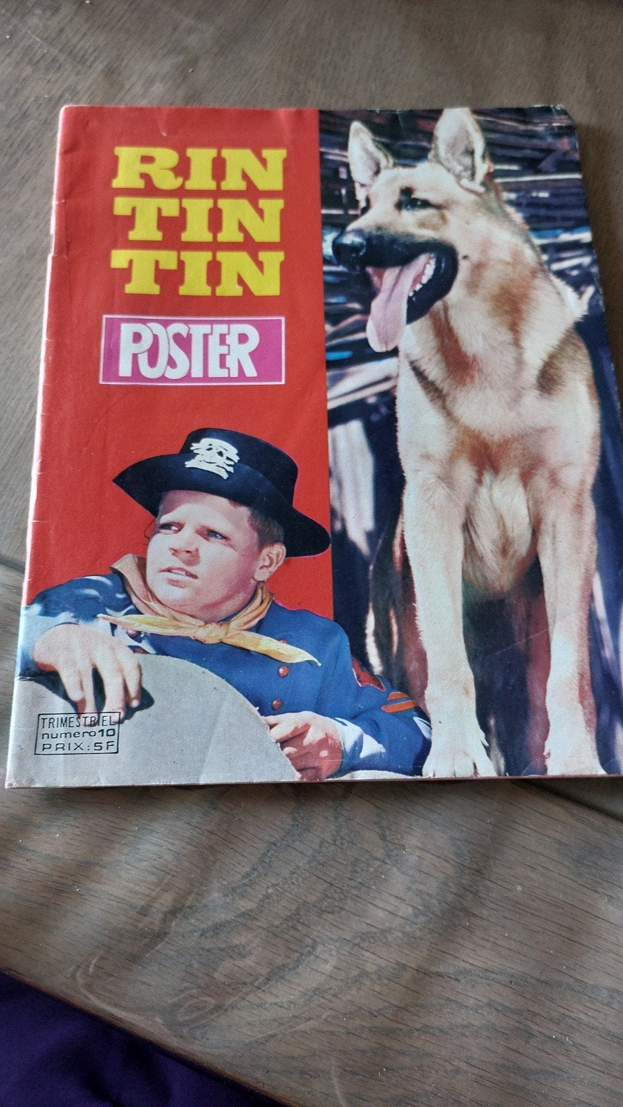 Rin Tin Tin Poster (numéro 10, daté d'octobre 1979, Boeken, Ophalen of Verzenden