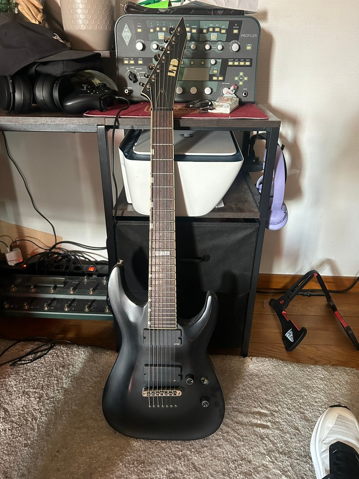 Guitare 7 cordes Esp Ltd Mh-417, Musique & Instruments, Instruments à corde | Guitares | Électriques, Enlèvement, Utilisé, Solid body