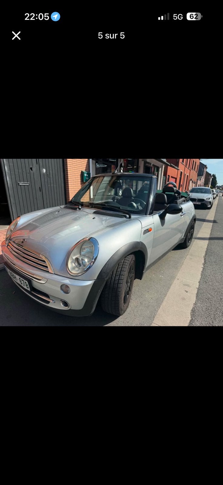 Mini cabriolet, Autos, Argent ou Gris, Achat, Cabriolet, Boîte manuelle