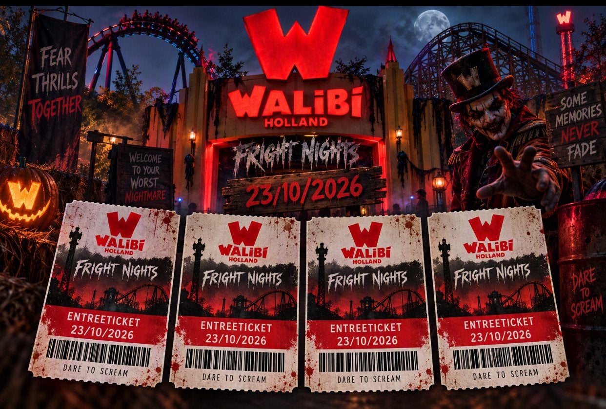 4 Tickets Walibi Holland vrijdag 23/10/2026, Tickets en Kaartjes, Drie personen of meer