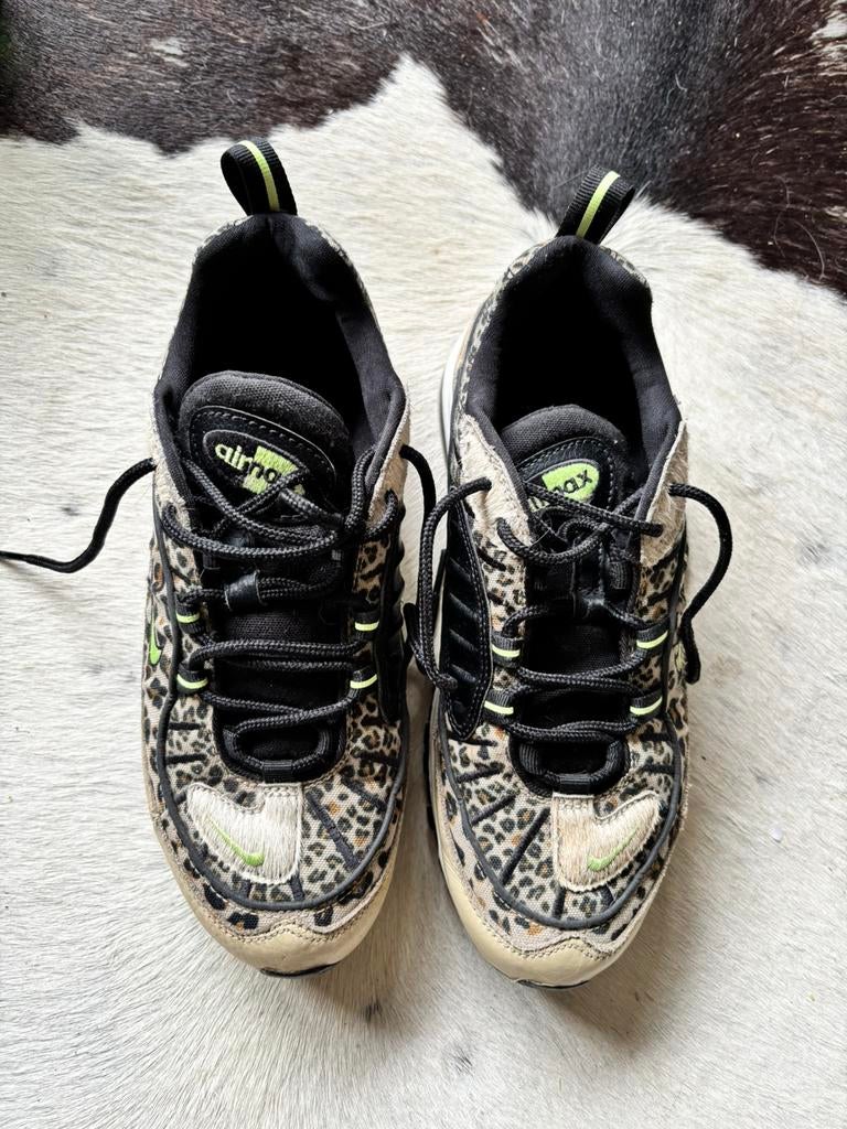 Nike Air Max 98 Premium Leopard - Animal Pack, Beige, Overige typen, Ophalen of Verzenden, Gedragen