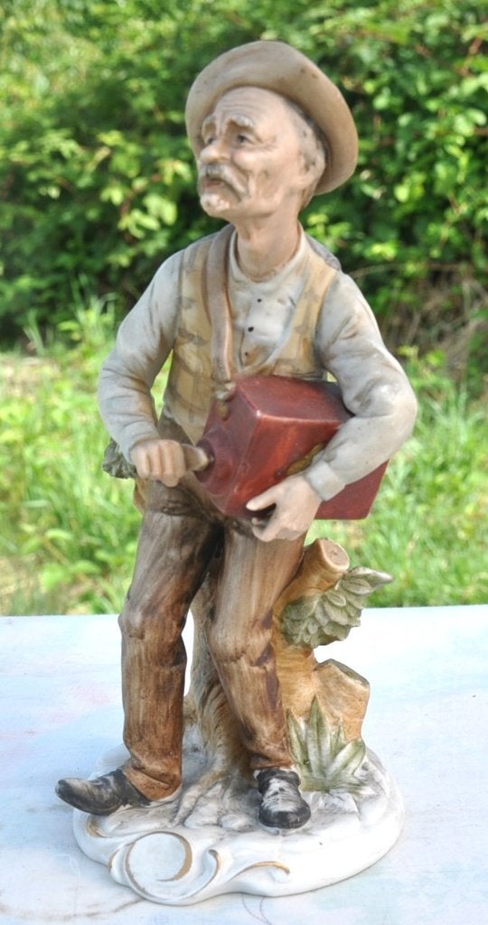 statue joueur de viole, Statue, Enlèvement ou Envoi, Homme, 20 - 50 cm