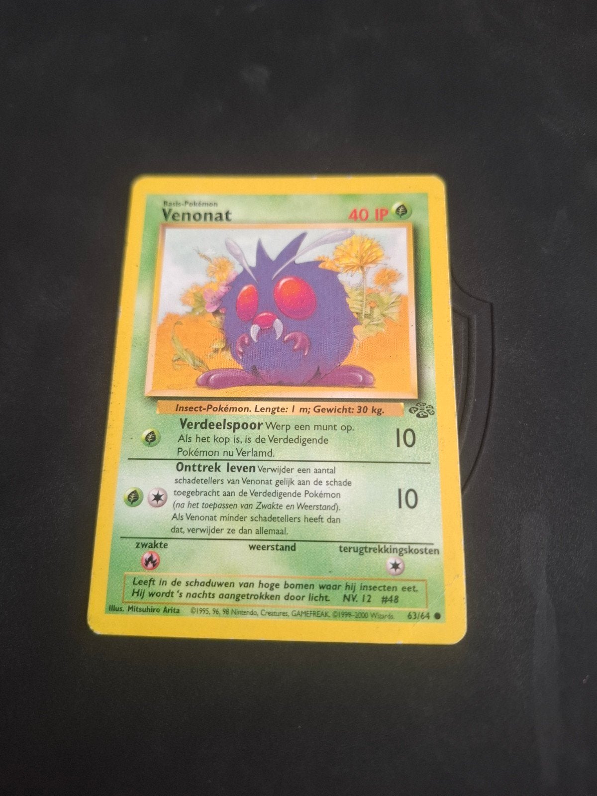 Carte Pokémon Venonat (Pokémon de base, 40 IP), Hobby & Loisirs créatifs, Jeux de cartes à collectionner | Pokémon, Enlèvement ou Envoi