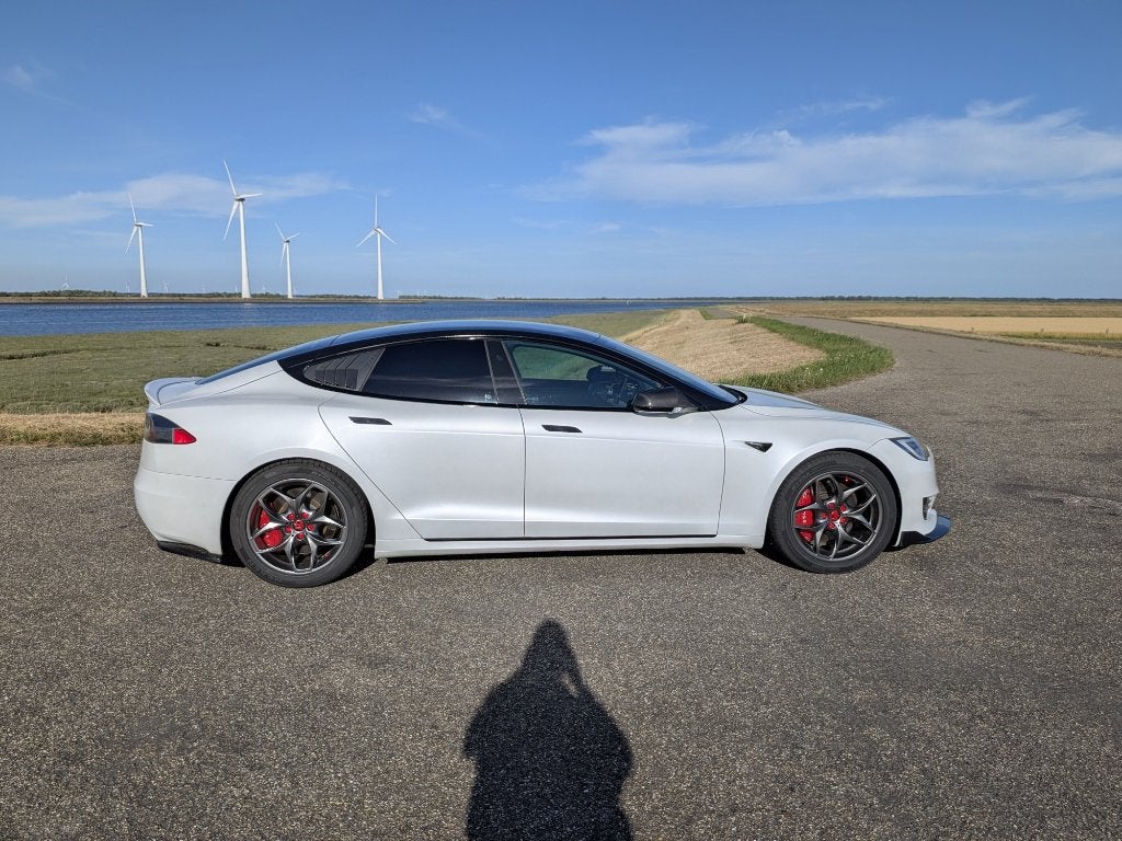 TESLA MODEL S LONG RANGE RAVEN 2021 GARANTIE NWE ACCU 85D KM, Auto's, Automaat, Dealer onderhouden, Zwart, Model S