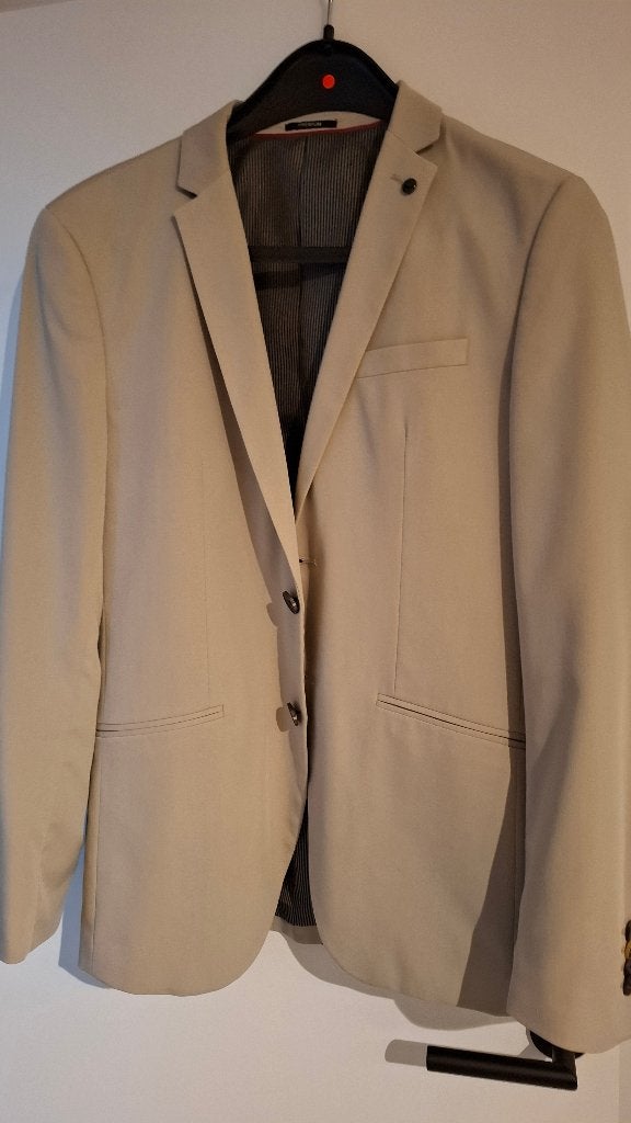 Herenkostuum jack and jones, Kleding | Heren, Kostuums en vesten, Ophalen, Jack  jones, Beige, Zo goed als nieuw
