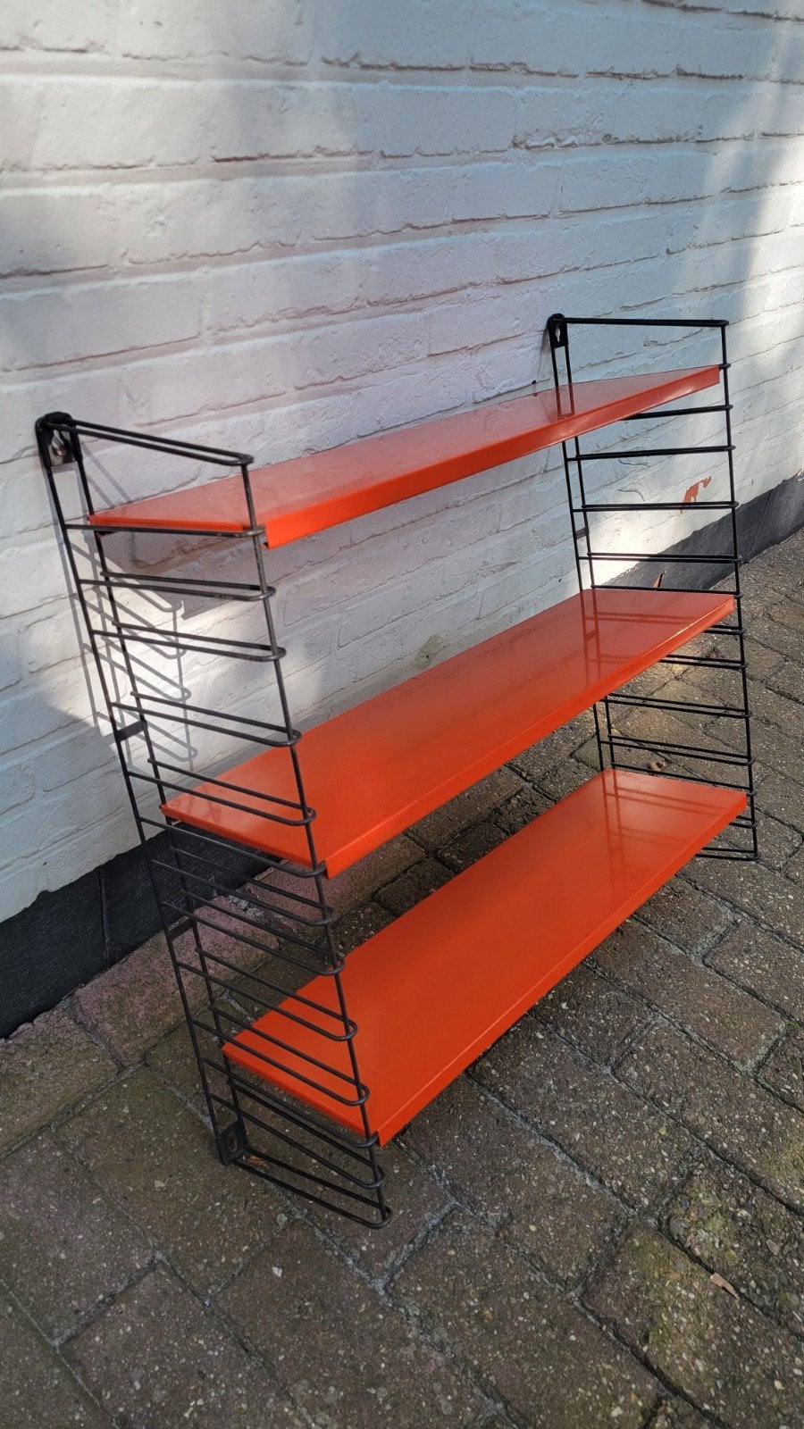 Origineel Tomado wandrek – jaren '60 – zeldzaam oranje, Huis en Inrichting, Woonaccessoires | Wandplanken en Boekenplanken, Ophalen