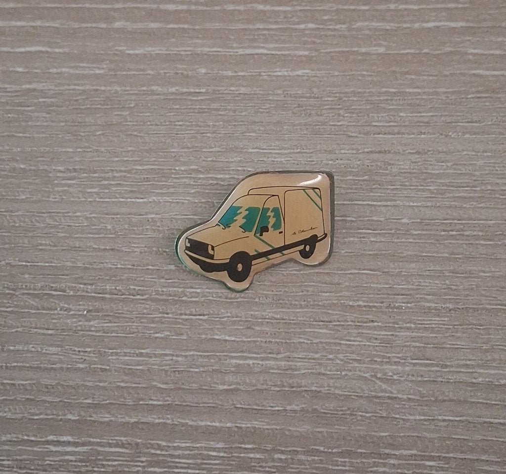 PIN - BESTELWAGEN - CAMIONETTE, Verzenden, Gebruikt, Transport, Speldje of Pin