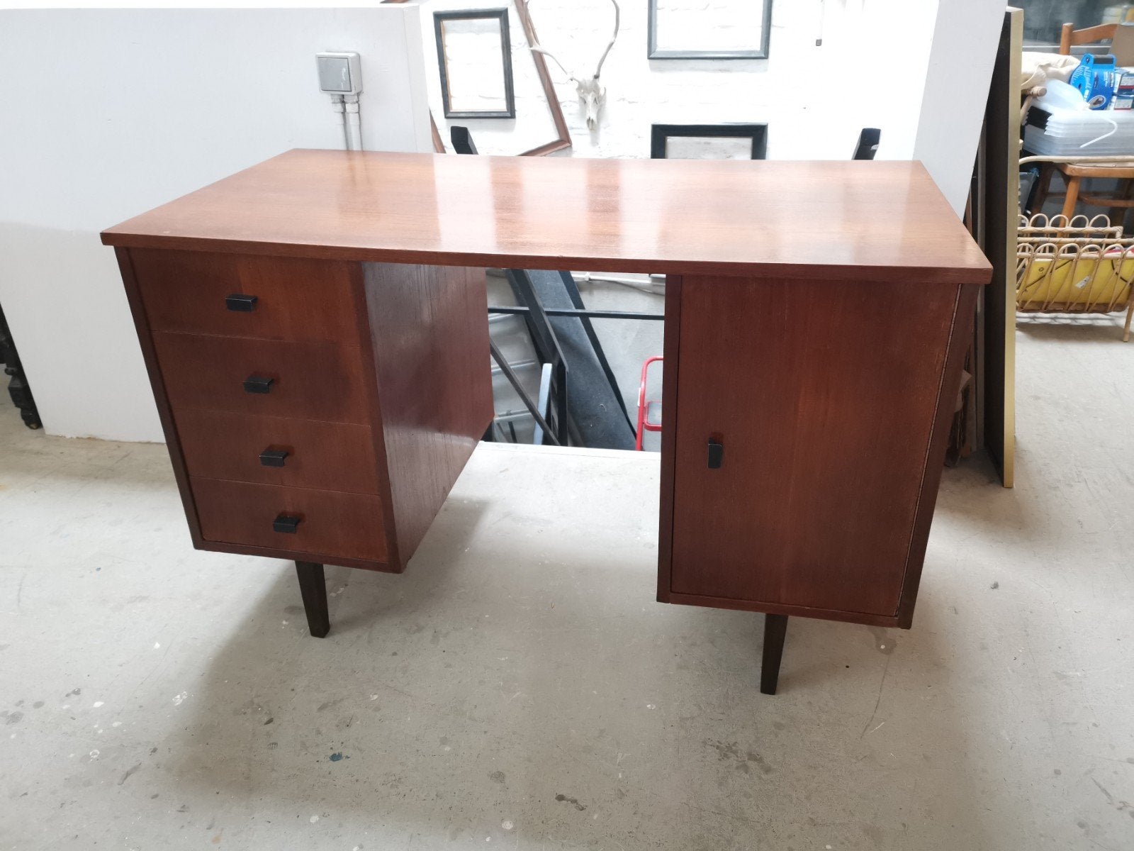 Bureau 4 faces vintage, Maison & Meubles, Vintage, Enlèvement