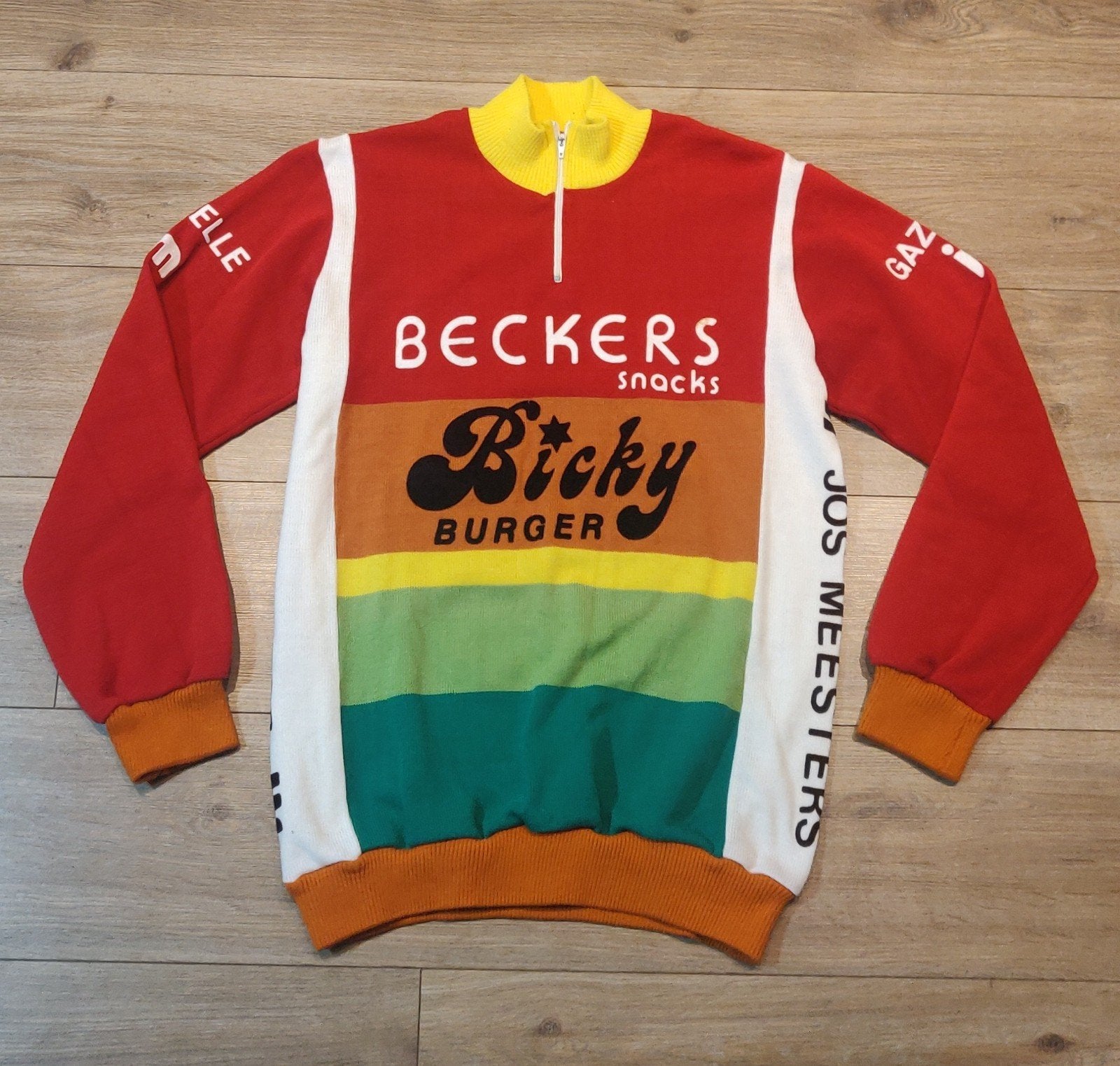 Maillot de vélo Beckers Snacks Bicky Burger, Enlèvement ou Envoi