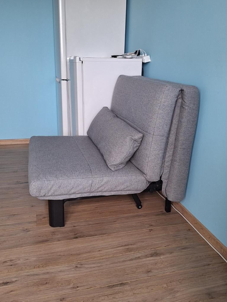 1persoons zetelbed grijs, Huis en Inrichting, Ophalen