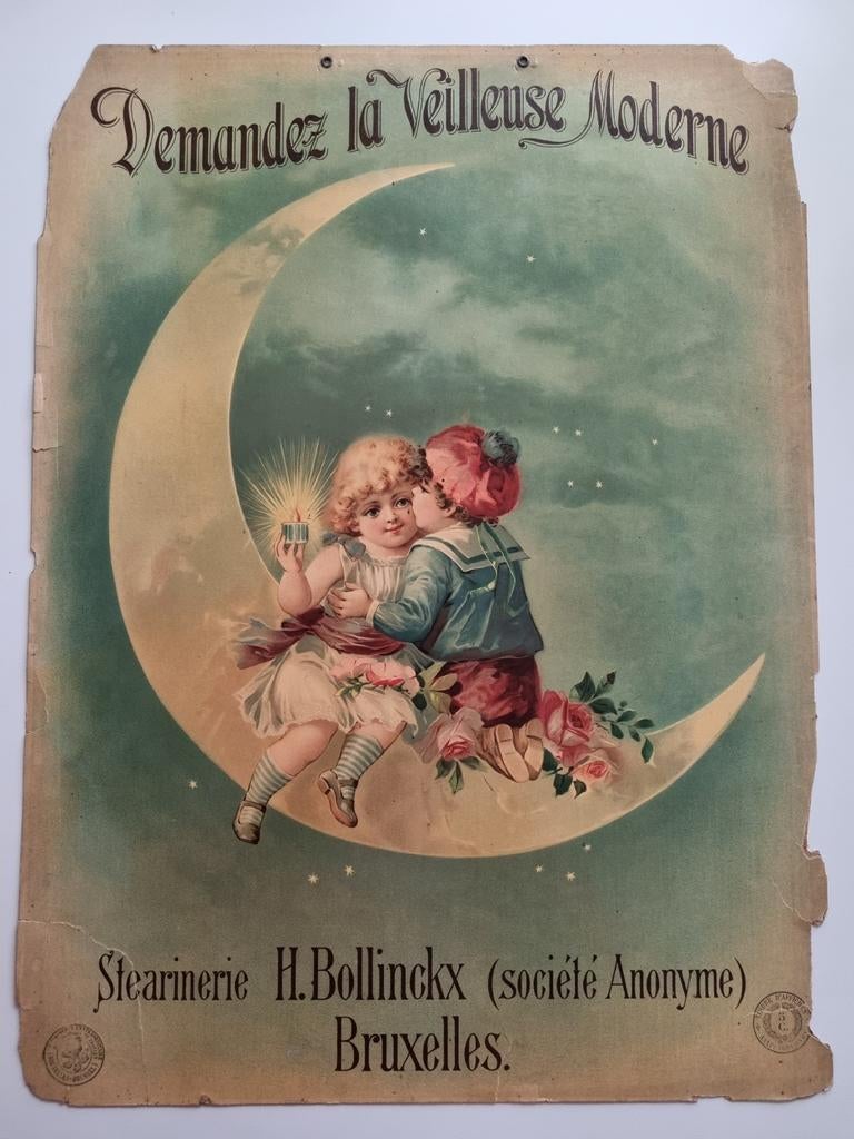 Publicité très ancienne (années 1905), l'autre est plus réce, Enlèvement