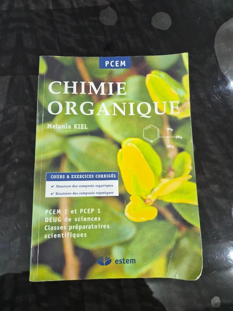 Livre Scolaire - Chimie organique Melanie Kiel, Enlèvement, Chimie