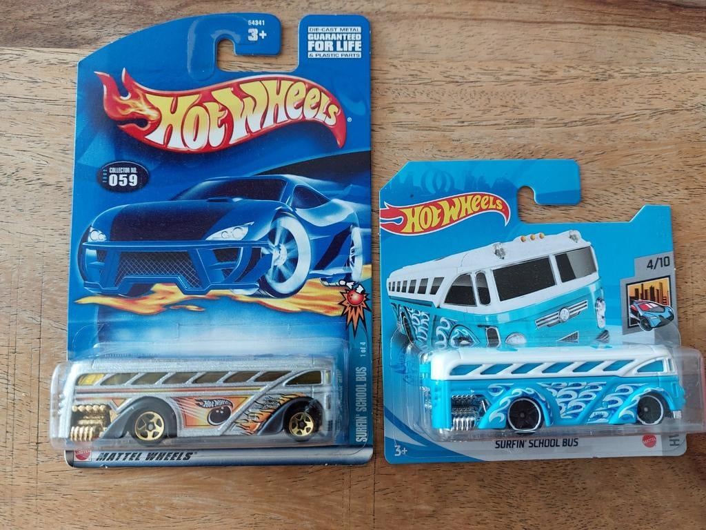 hot wheels set surfin' school bus, Enlèvement ou Envoi, Neuf, Bus ou Camion, Autres marques