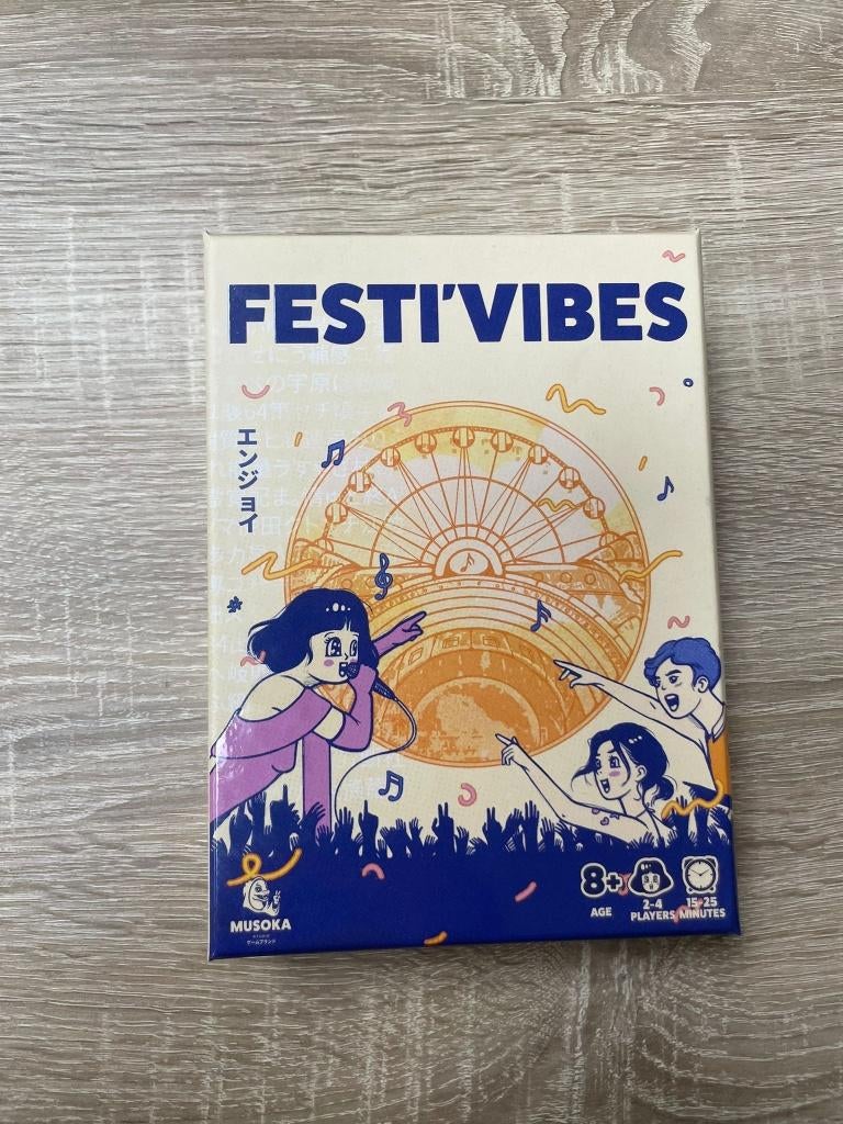 Festi'vibes - bordspel, 1 ou 2 joueurs, Enlèvement, Utilisé
