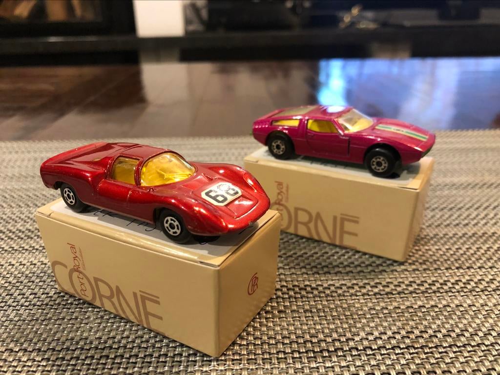 collection matchbox super fast Porsche maserati 1/66, Ophalen, Zo goed als nieuw, Auto