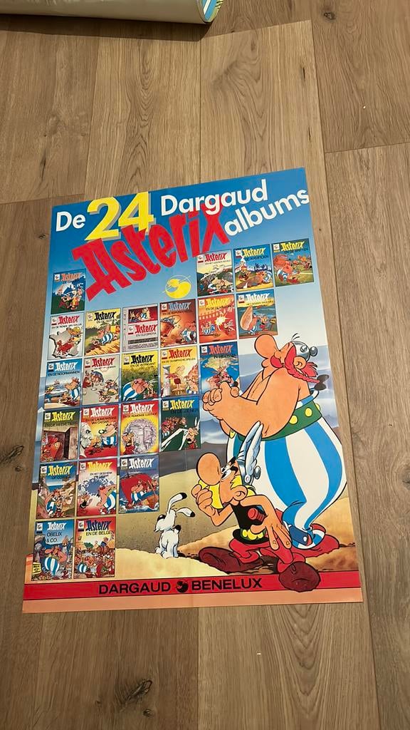 Affiche Astérix Dargaud 1987, Enlèvement ou Envoi, Utilisé