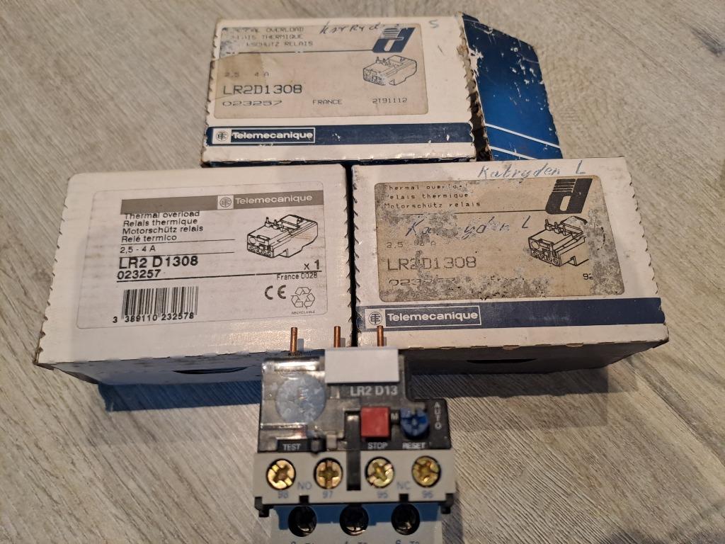 3 overbelastingsrelais LR2D1308 Telemec, Ophalen of Verzenden, Nieuw