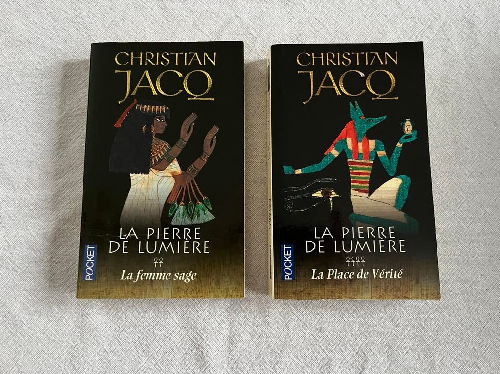 Christian Jacq - La pierre de lumière, Livres, Enlèvement, Comme neuf, Christian Jacq