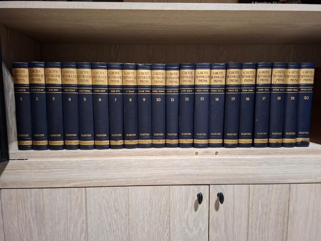 Grote Winkler Prins Encyclopedie, Livres, Encyclopédies, Comme neuf, Série complète, Général, Enlèvement