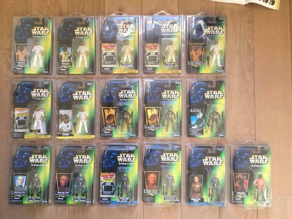 Star wars POTF2 admiral ackbar 4-LOM GRAND MOFF TARKIN, Enlèvement ou Envoi, Neuf, Figurine