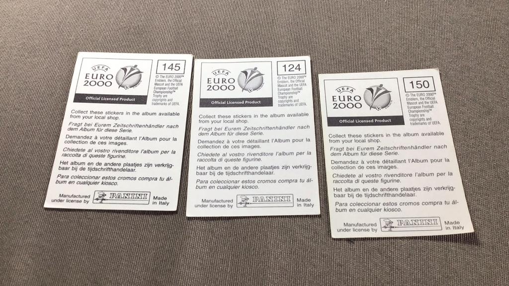 Panini euros 2000(d5b), Enlèvement ou Envoi, Comme neuf, Affiche, Image ou Autocollant