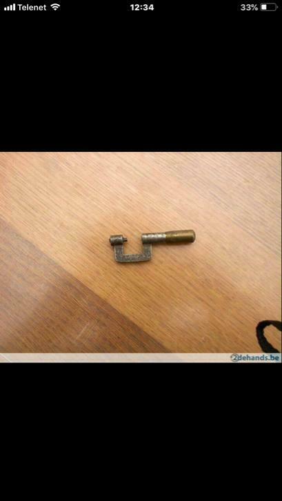 Micrometer met koperen handvat 20€ van 0 tot 16mm, Enlèvement, Utilisé
