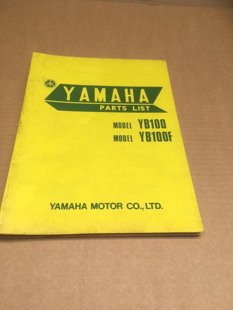 Yamaha YB100 parts list, Ophalen of Verzenden, Yamaha