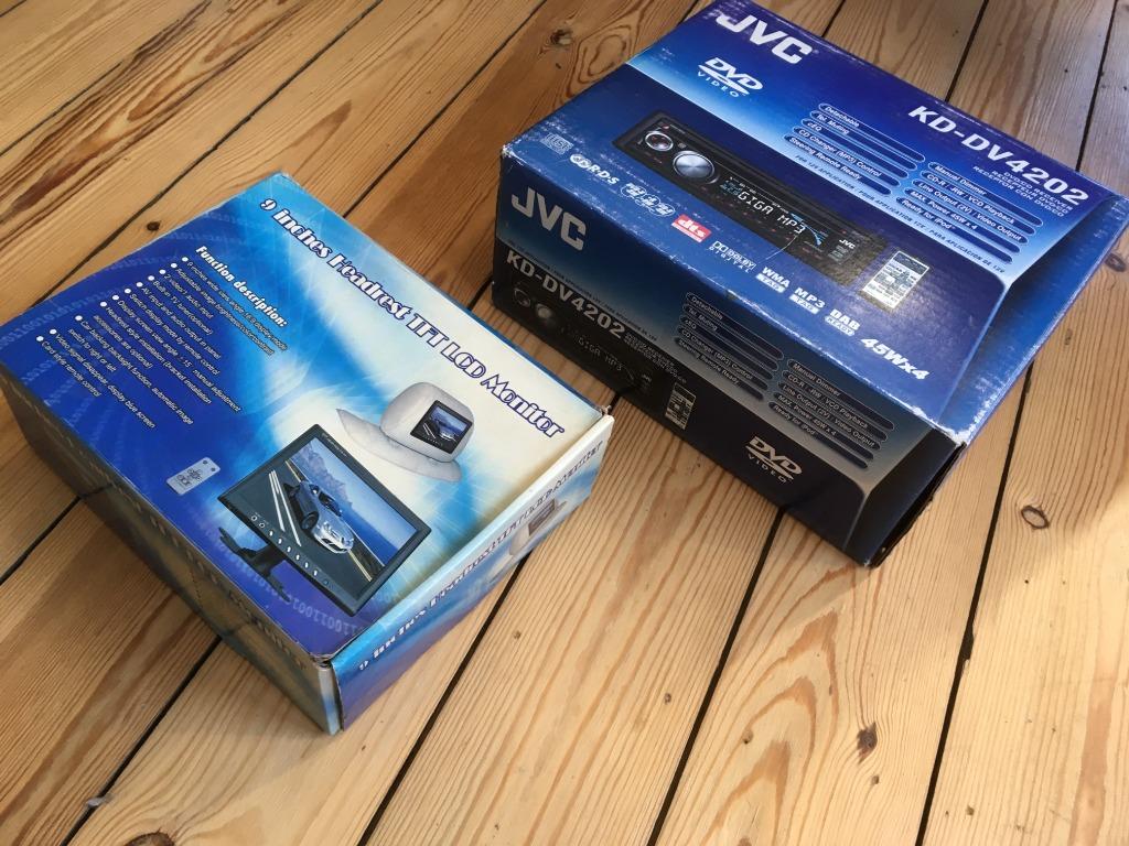 JVC autoradio, cd-speler, dvd-speler, mp3-speler, films, Ophalen of Verzenden, Zo goed als nieuw