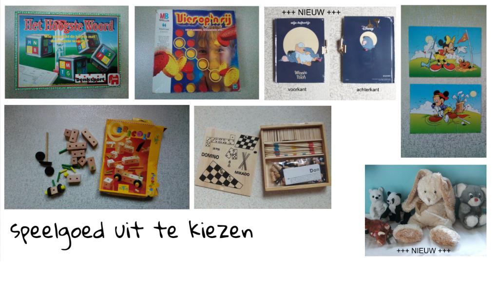 knuffels puzzels blokken portemonee boeken sinterklaas kerst, Ophalen of Verzenden, Zo goed als nieuw