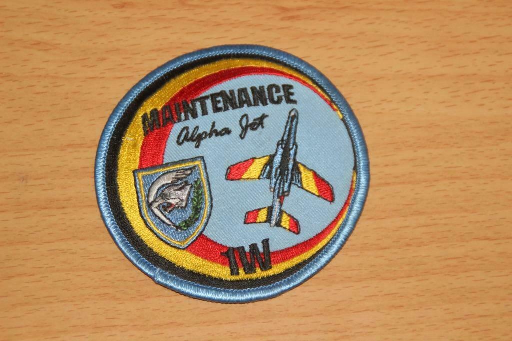 ABL Patch " Maintenance Alpha Jet - 1 Wing", Envoi, Armée de l'air, Emblème ou Badge