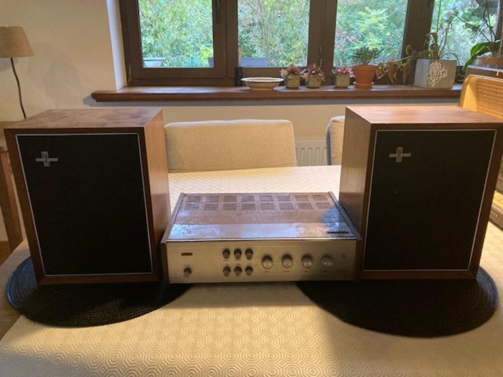 amplificateur Vinted Philips 590 + boîtiers, Autres marques, Moins de 60 watts, Enlèvement ou Envoi, Stéréo