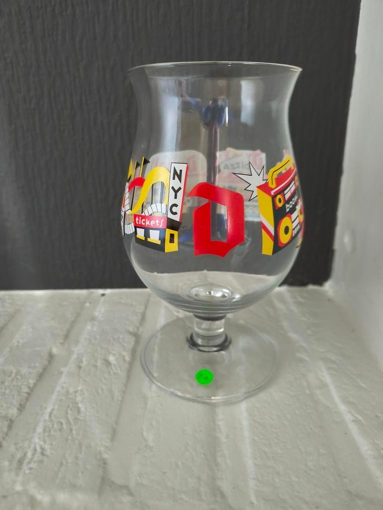 Duvel glas New York, Verzamelen, Biermerken, Ophalen of Verzenden, Duvel