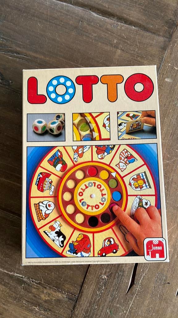 Jumbo gezelschapsspel Lotto, Ophalen of Verzenden, Gebruikt, Jumbo