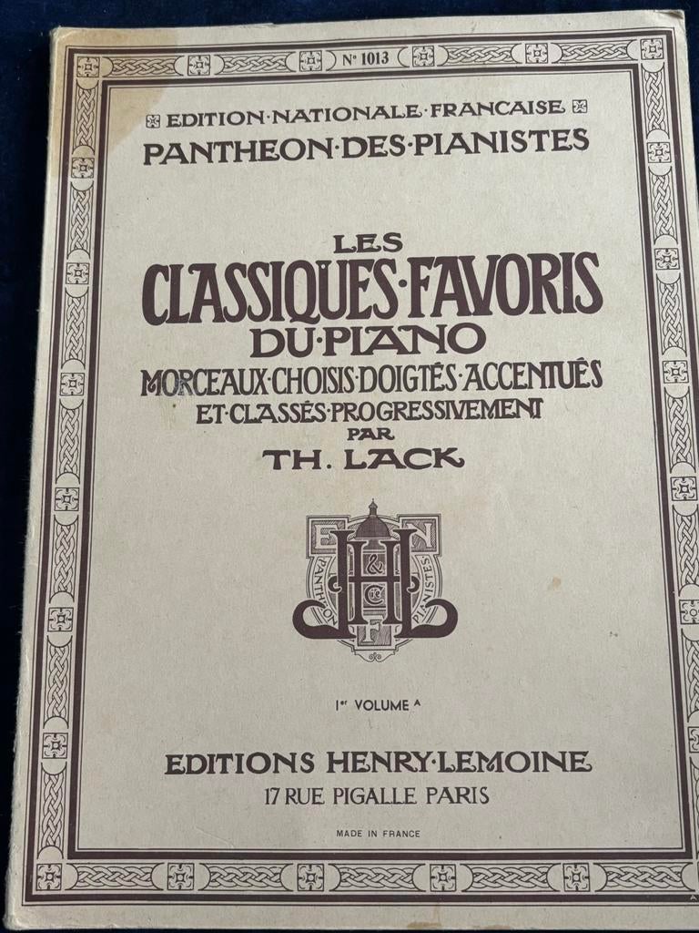 "Classiques Favoris du Piano", Musique & Instruments, Classique, Utilisé, Piano, Leçon ou Cours