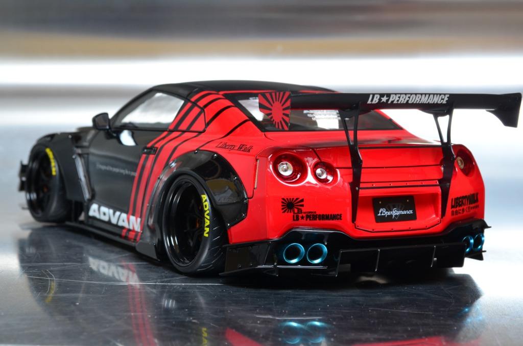 1/18 Nissan GT-R (R35) LB Works ADVAN Ignition, Enlèvement ou Envoi, Comme neuf, Voiture, Autres marques