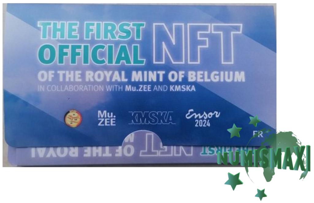 CC 2,5 euros Belgique 2024 James Ensor avec façade française, Timbres & Monnaies, Enlèvement ou Envoi, Belgique, 5 euros