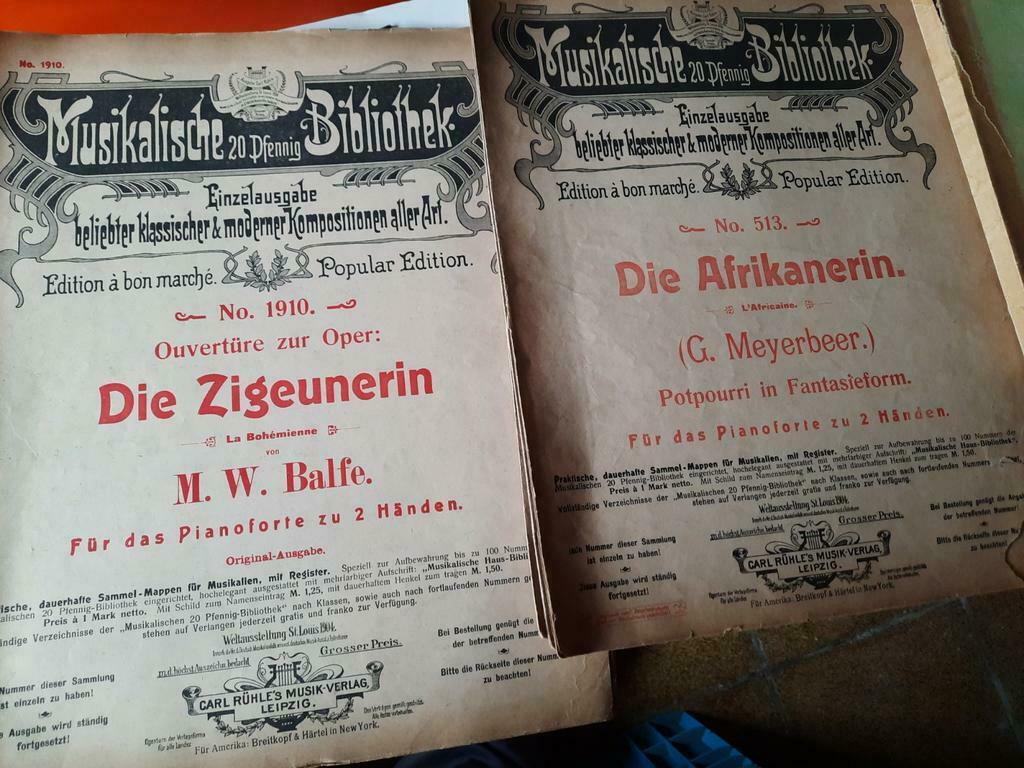 Opera - muziekboeken ., Ophalen of Verzenden