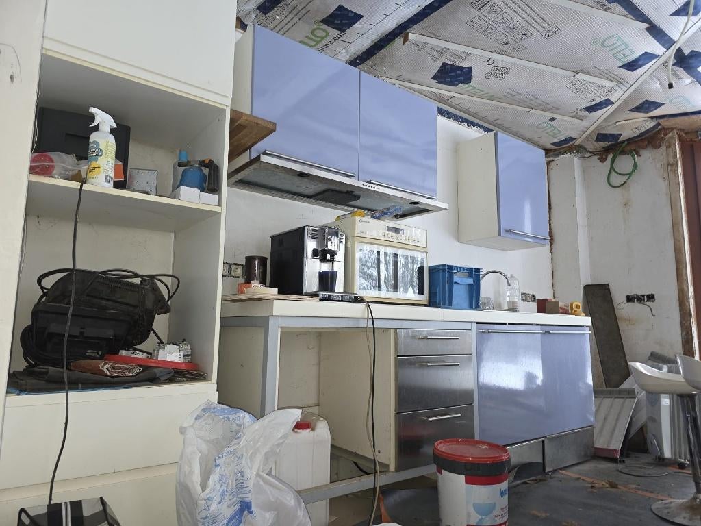 Lot de meubles de cuisine avec évier et hotte, 200 cm ou plus, Enlèvement, Utilisé, 200 cm ou plus