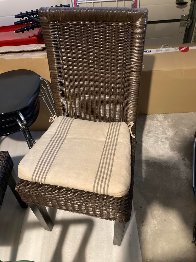 Lot de 2chaises en rotin, Enlèvement, Comme neuf