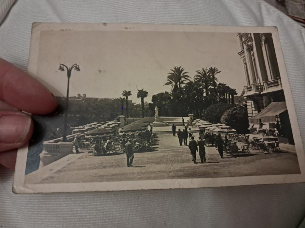 Oude pk : Monte Carlo - les terrasses, wensen voor 1948, Ophalen of Verzenden