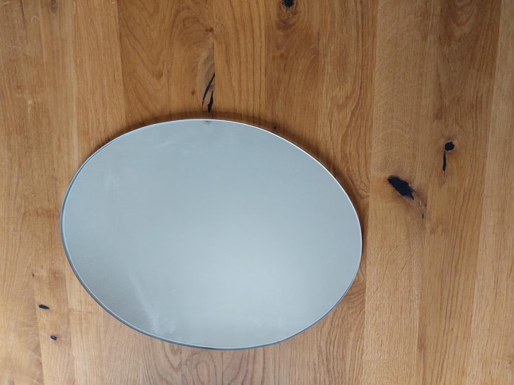 Miroir, Maison & Meubles, Accessoires pour la Maison | Miroirs, Moins de 100 cm, Comme neuf, Enlèvement, Ovale