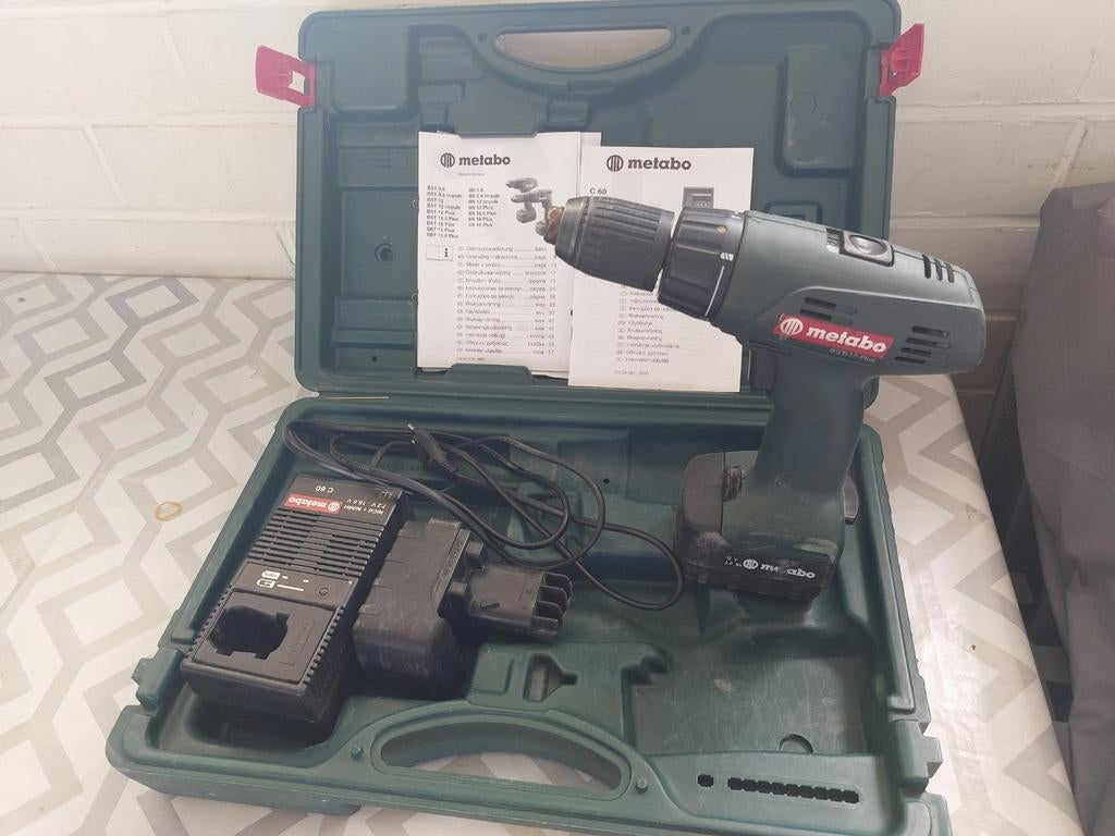 Metabo boormachine, Ophalen of Verzenden, Zo goed als nieuw, Boormachine, Klopboormechanisme