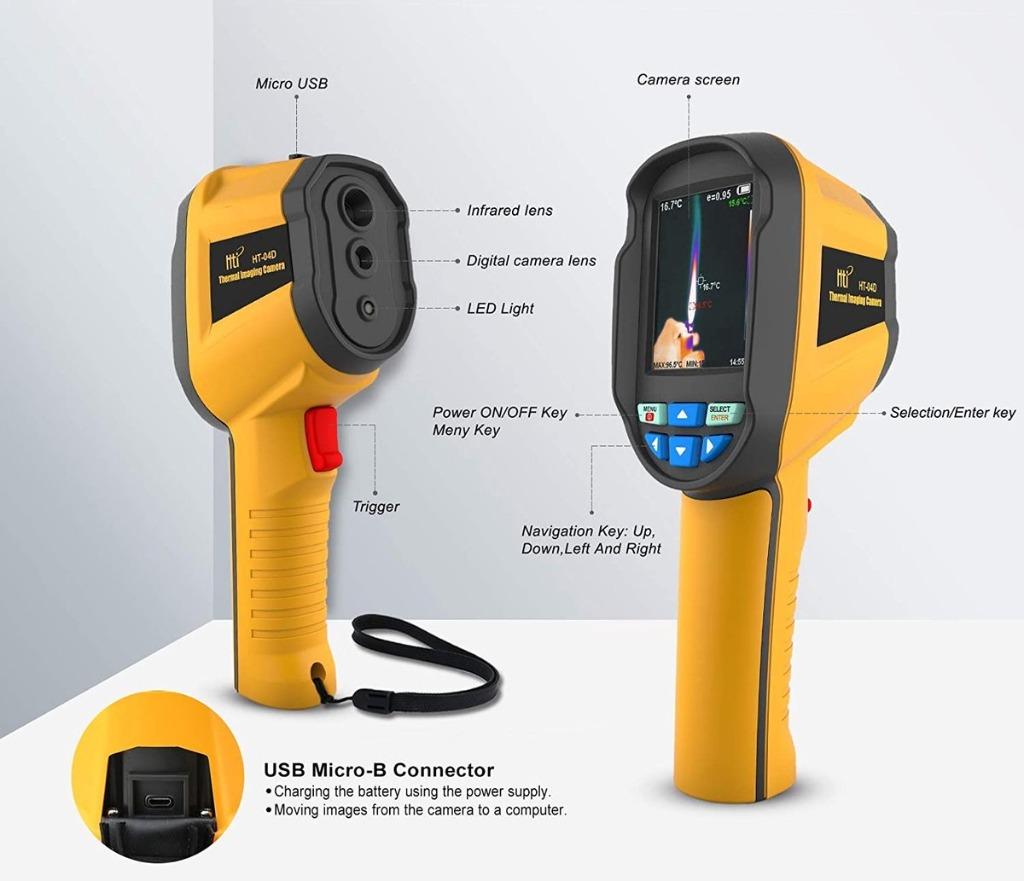 Warmtebeeld camera infrarood handcamera met real-time warmte, Verzenden, Nieuw