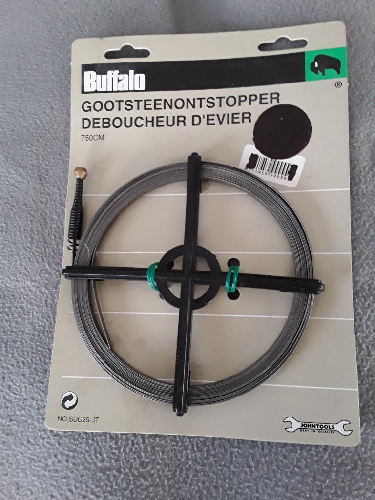 gootsteen ontstopper  in metaal, Ophalen, Nieuw