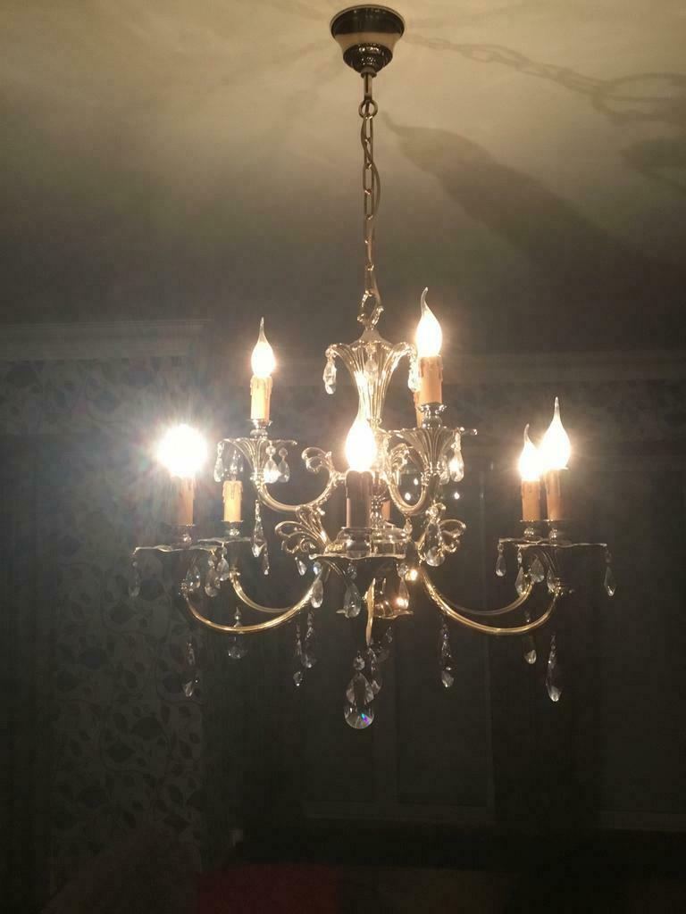 Kroonluchter, Huis en Inrichting, Lampen | Kroonluchters, Ophalen, Zo goed als nieuw